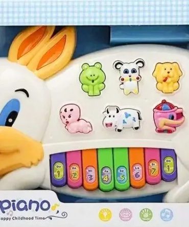 Rabbit-shaped musical toy piano
