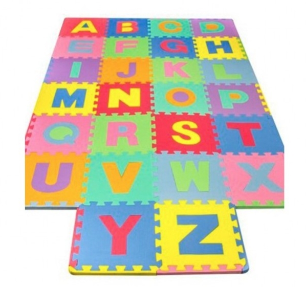 Multicolored Alphabets Puzzle Mat For Kids 26 Pieces