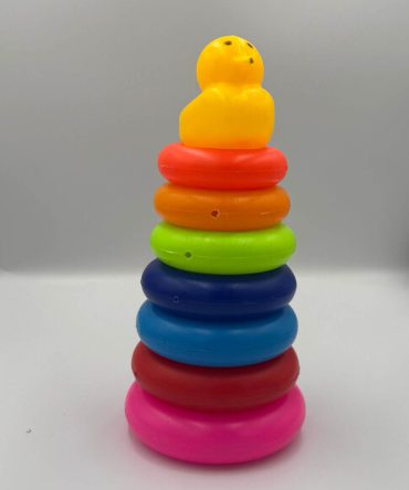 Colorful baby stacking ring toy