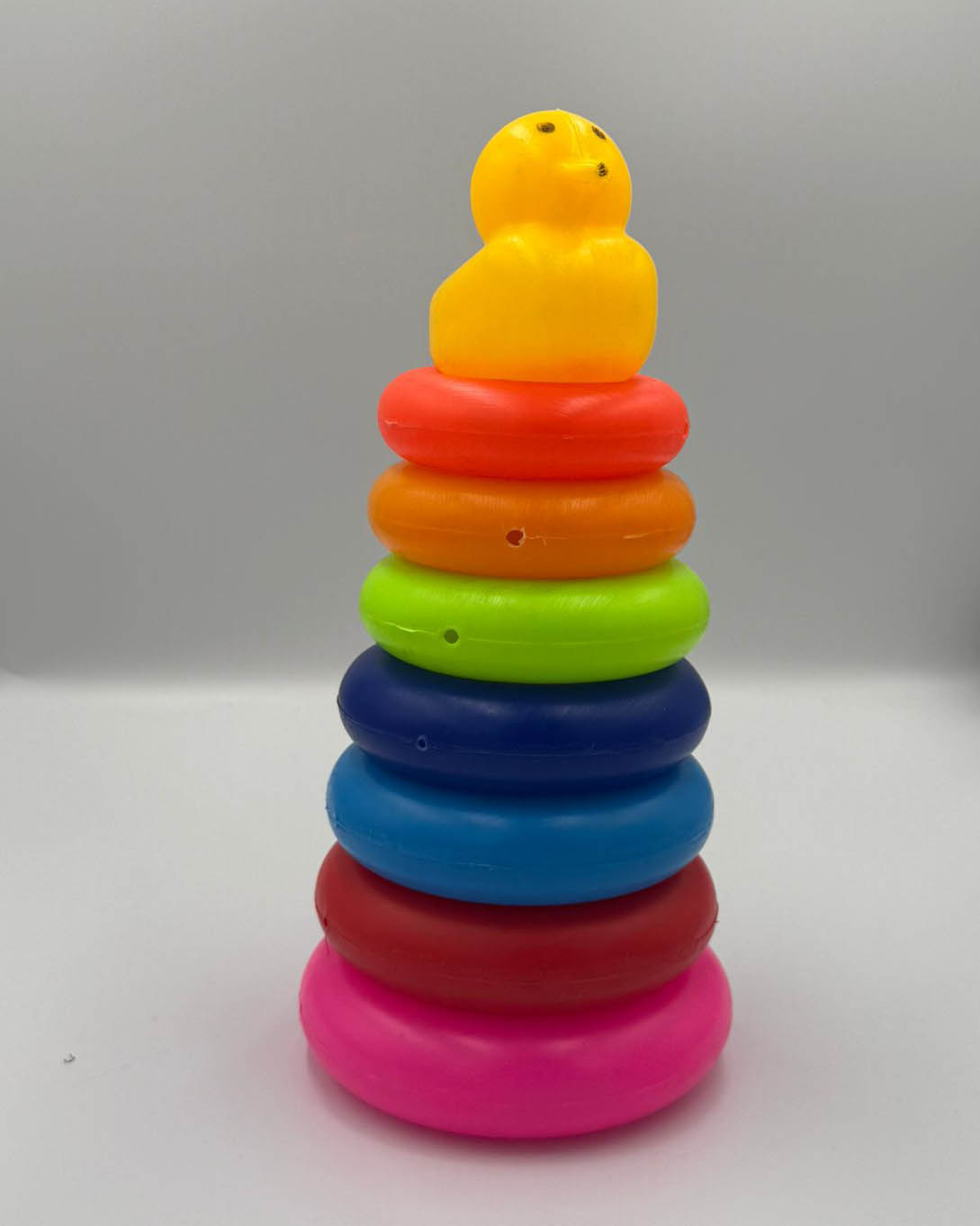 Colorful baby stacking ring toy