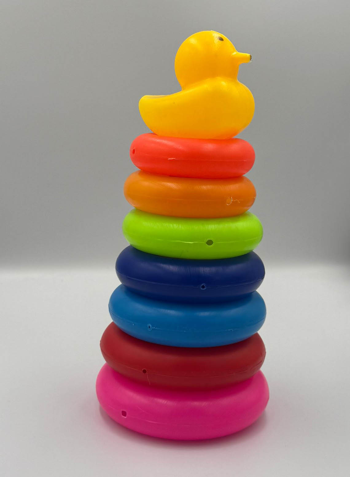 Colorful baby stacking ring toy - Image 2