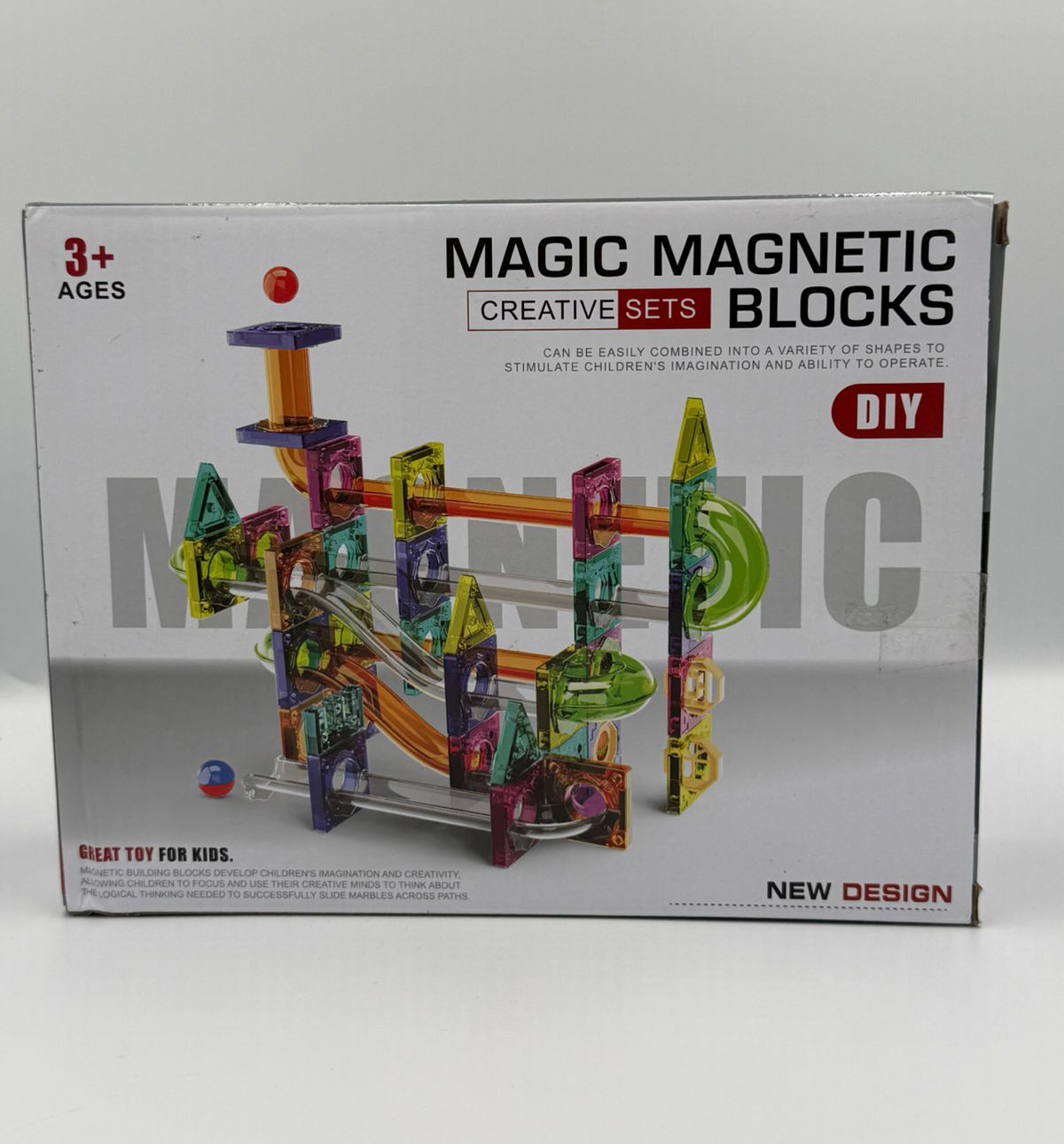 Magic Magnetic Blocks DIY creative designed for children ages 3 and up to stimulate imagination.