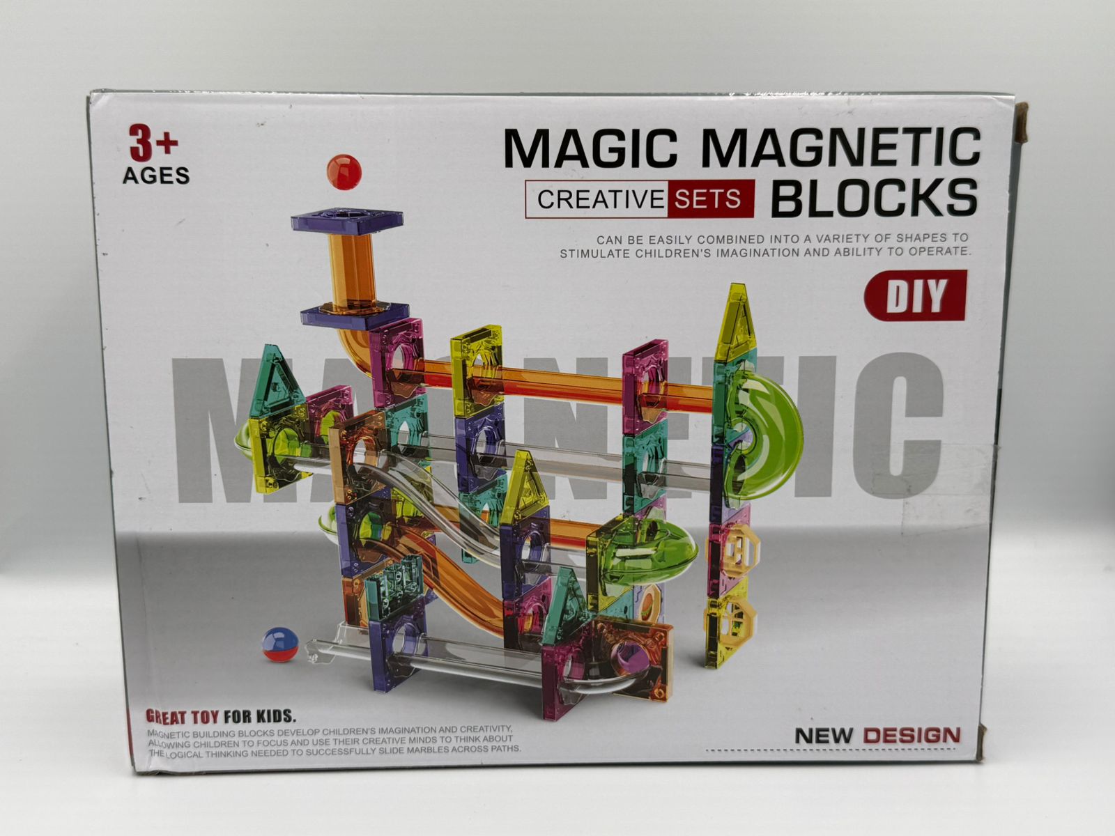 Magic Magnetic Blocks DIY creative designed for children ages 3 and up to stimulate imagination. - Image 2