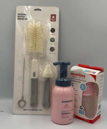 Smart Tree Nursing Bottle Brush Set constructed from BPA-free edible PP material for safe cleaning