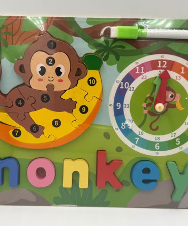 Educational puzzle board designed for young children