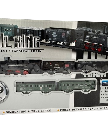 19-piece Rail King Intelligent Classical Train set