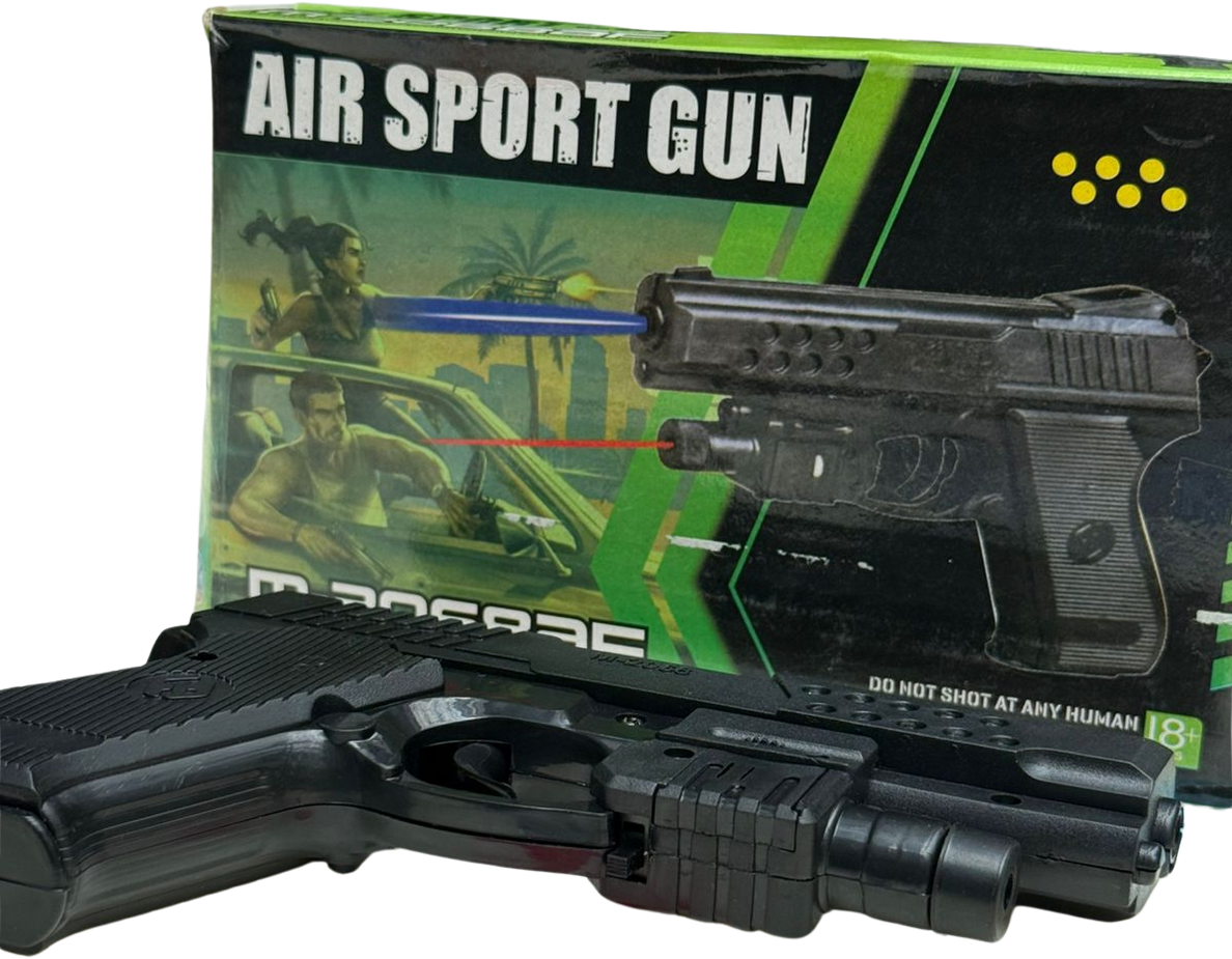 Plastic air sport gun toy