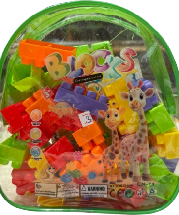 Educational building blocks set