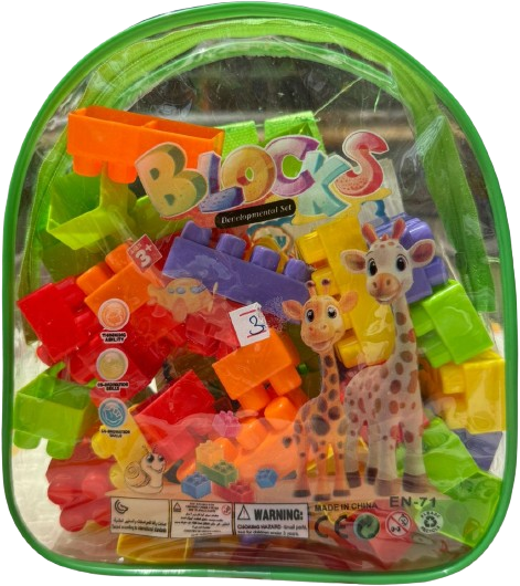 Educational building blocks set