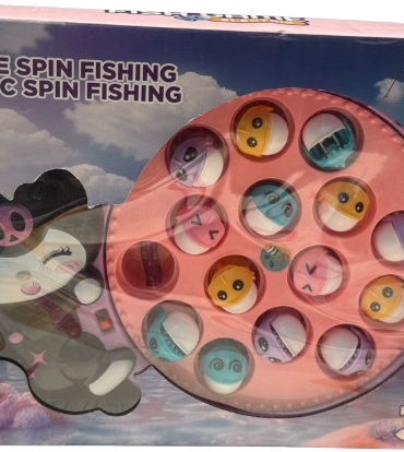 Puzzle Spin Fishing Toy